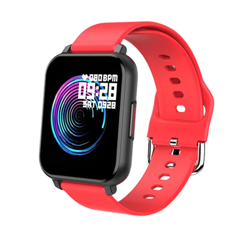 Heart Rate Smartwatch: Waterproof, Color Touchscreen