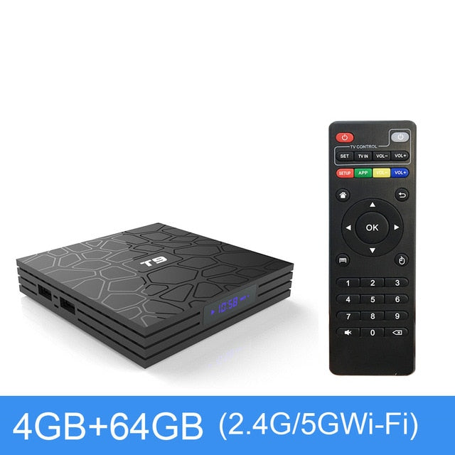 Android TV Box 4K HDR with 4GB RAM and 64GB Storage