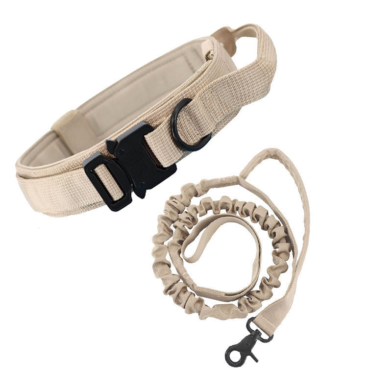 Tactical Dog Collar for Secure Outdoor Control & Comfort