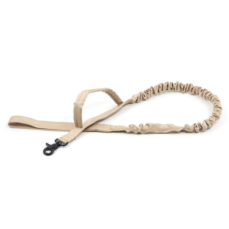 Tactical Dog Collar & Leash Set With Shock-Absorbing Grip