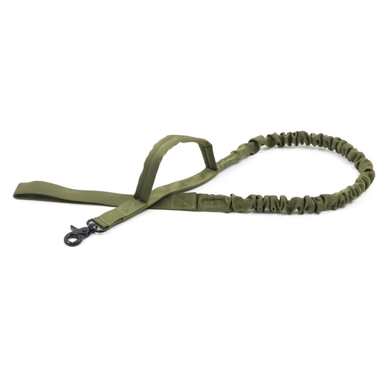 Tactical Dog Collar & Leash Set With Shock-Absorbing Grip