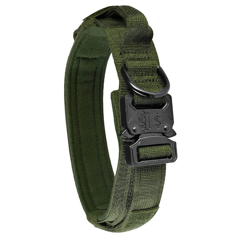 Tactical Dog Collar With Padded Comfort and Control