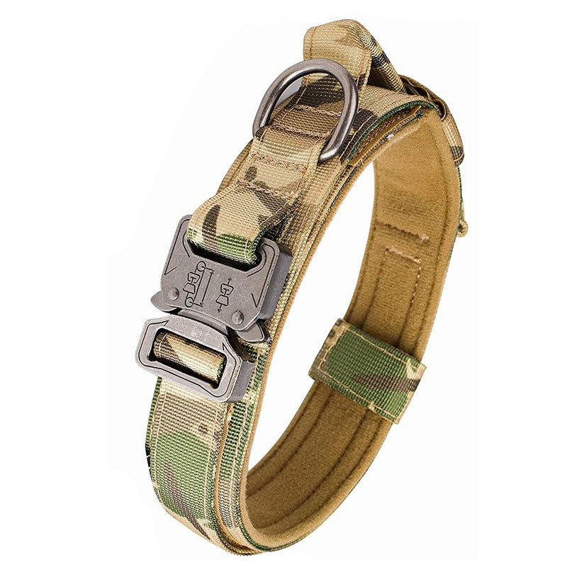 Tactical Dog Collar With Padded Comfort and Control