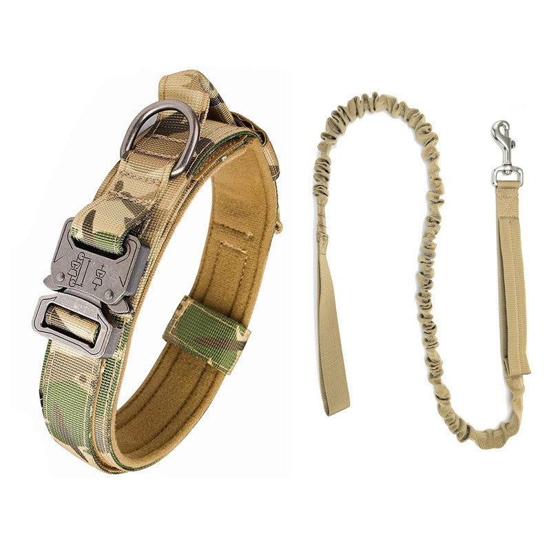 Tactical Dog Collar With Padded Comfort and Control