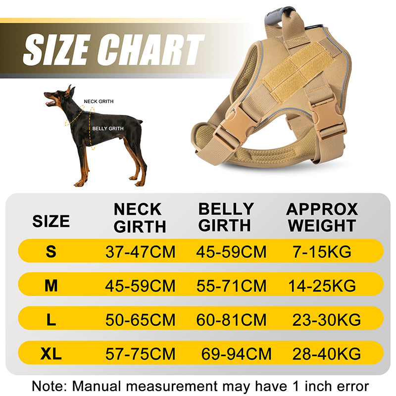 Tactical Dog Vest for Secure Control of Large Dogs