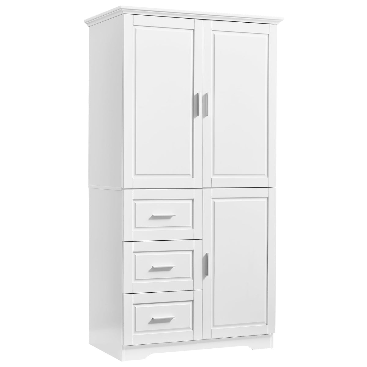 Freestanding Bathroom Storage Cabinet with Doors & Drawers