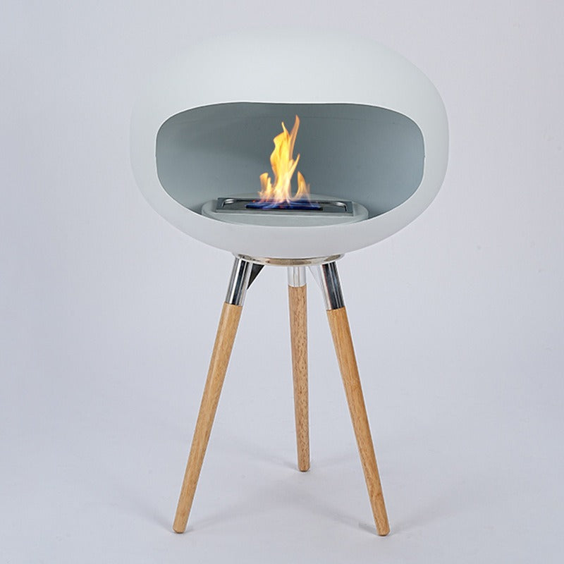 Freestanding Alcohol Fireplace Centerpiece for Cozy
