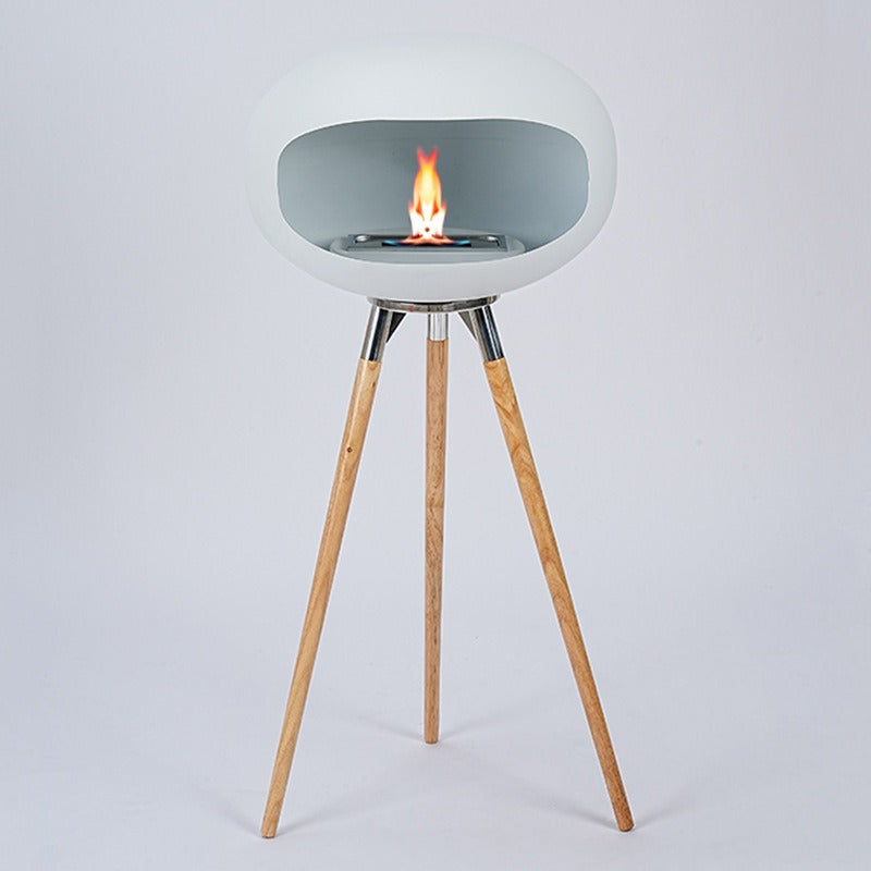Freestanding Alcohol Fireplace Centerpiece for Cozy