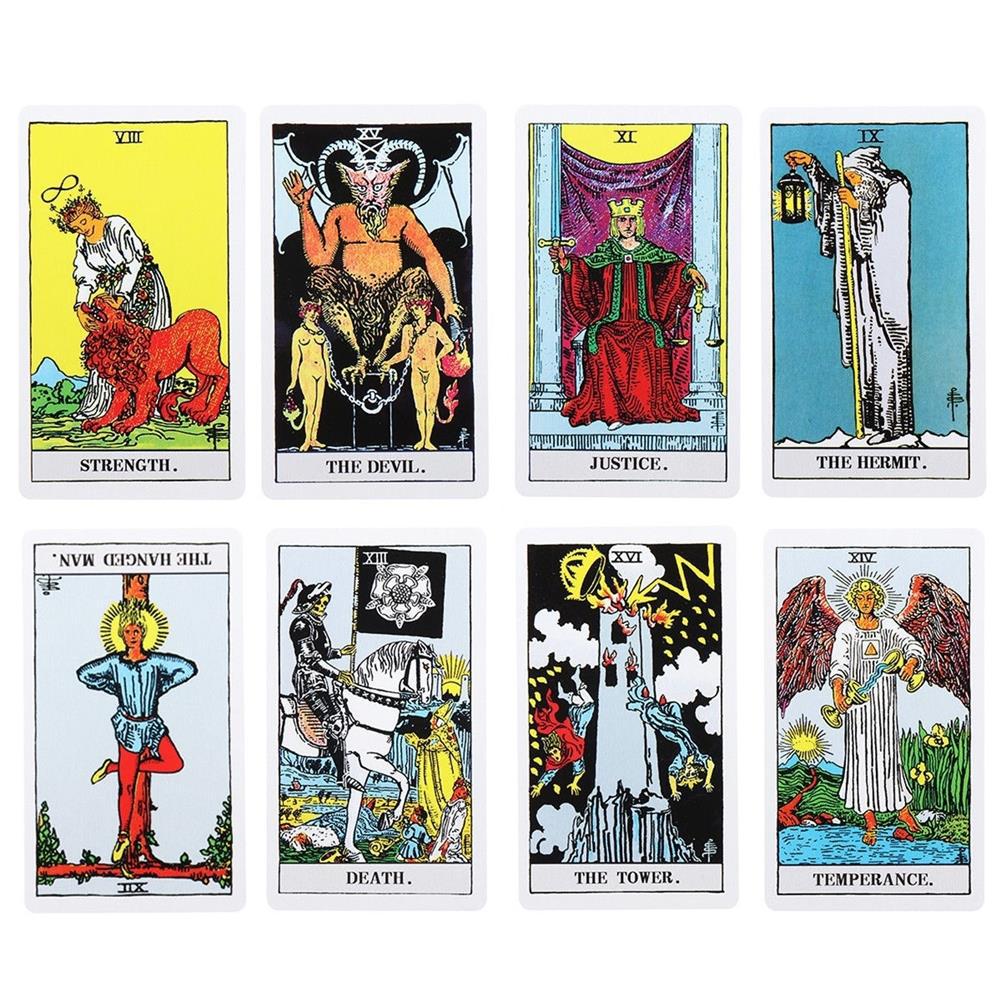 Tarot Card Deck: 78-Card English Rider-Waite Set