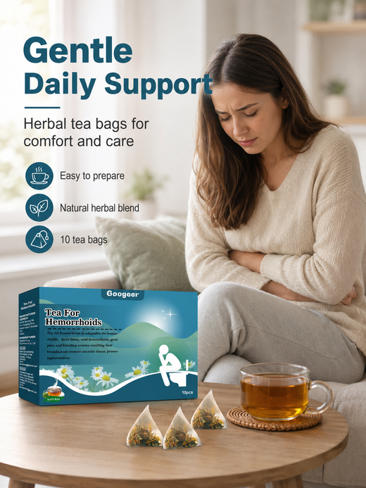 Hemorrhoid Relief Tea — Natural Herbal Blend Soothes Pain
