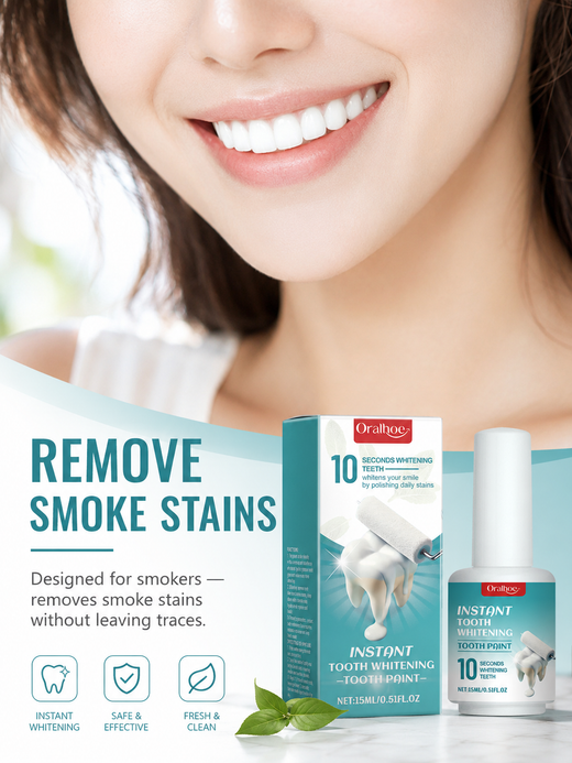 Teeth Brightening Essence — Polishing Away Stains in 10