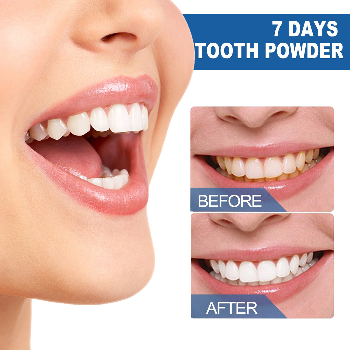 Teeth Whitening Powder for Daily Stain Removal Care