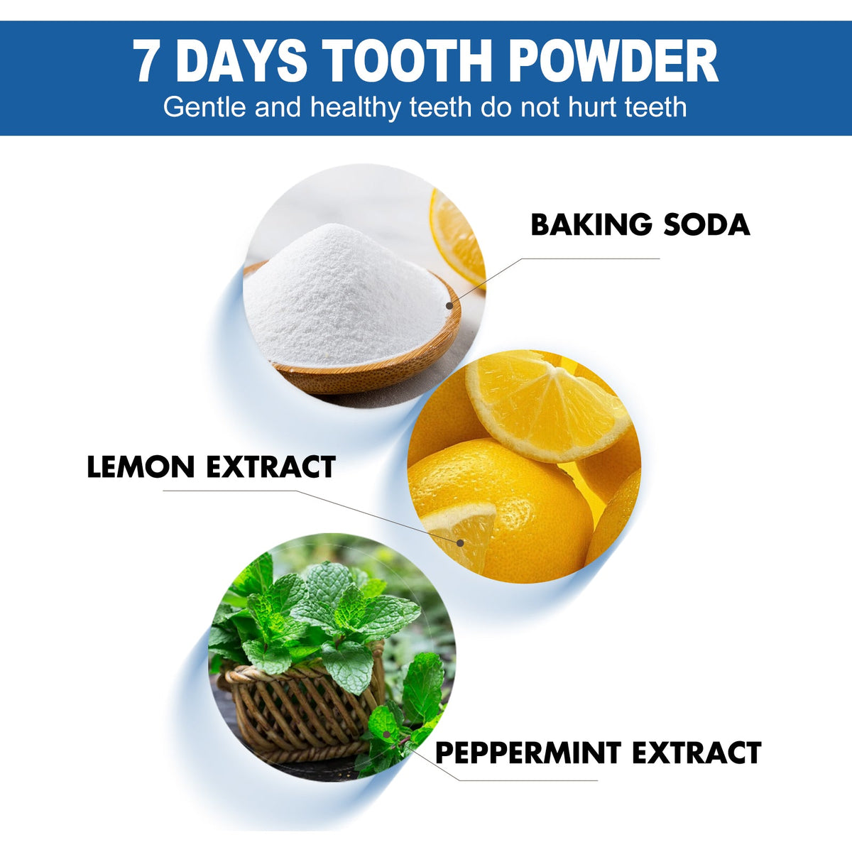 Teeth Whitening Powder for Daily Stain Removal Care