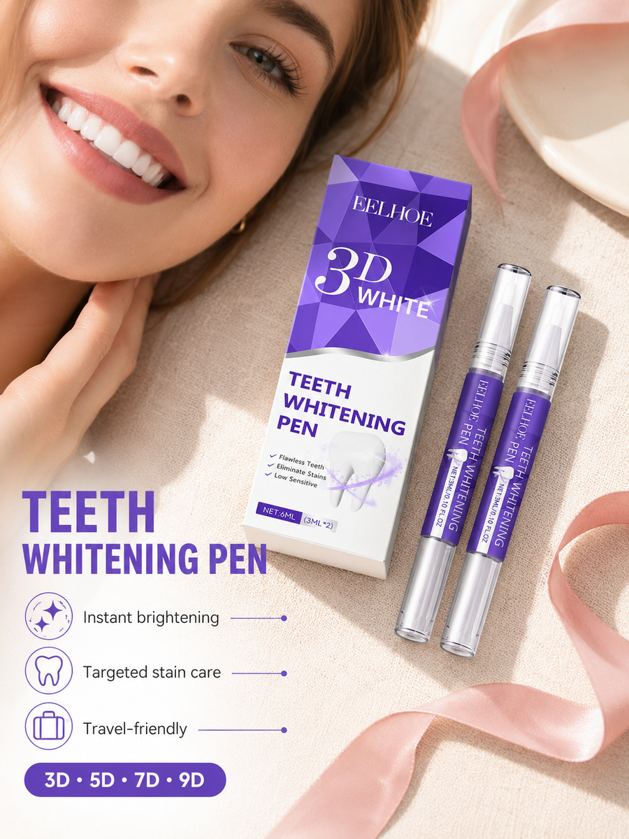 Teeth Whitening Pen — Instant Stain Removal, No Sensitivity