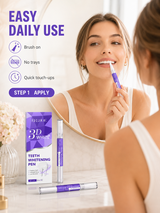 Teeth Whitening Pen — Instant Stain Removal, No Sensitivity