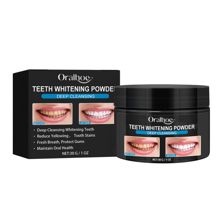 Teeth Whitening Powder for Stains, Tartar & Fresh Breath