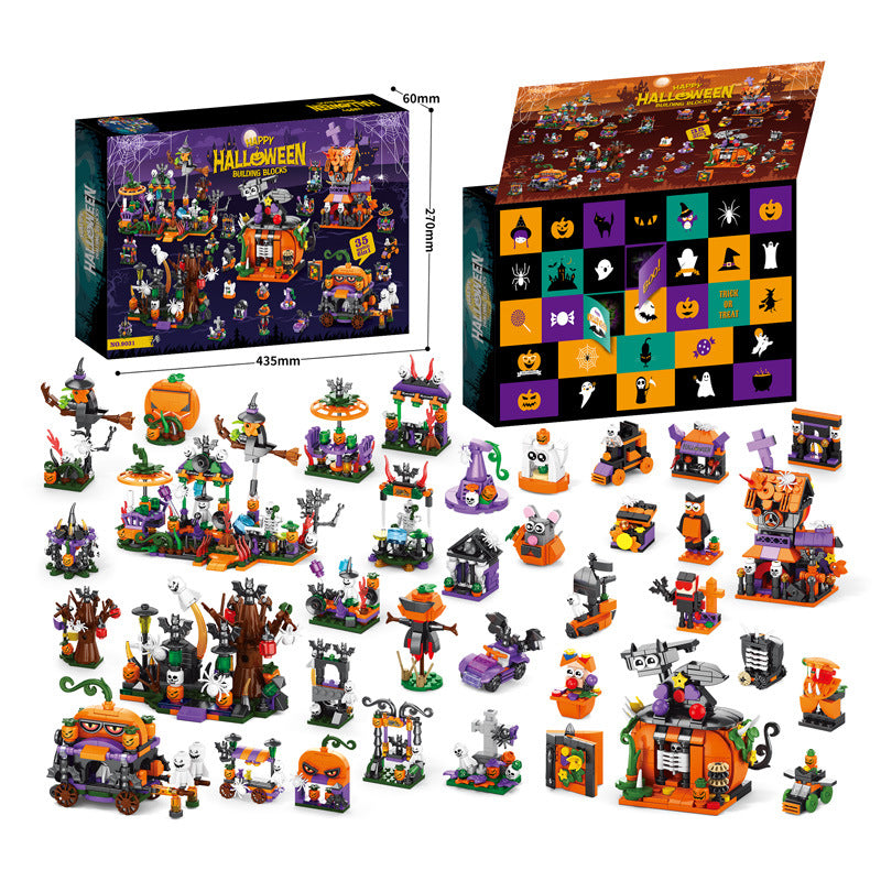 Christmas Advent Calendar Building Block Puzzle Gift