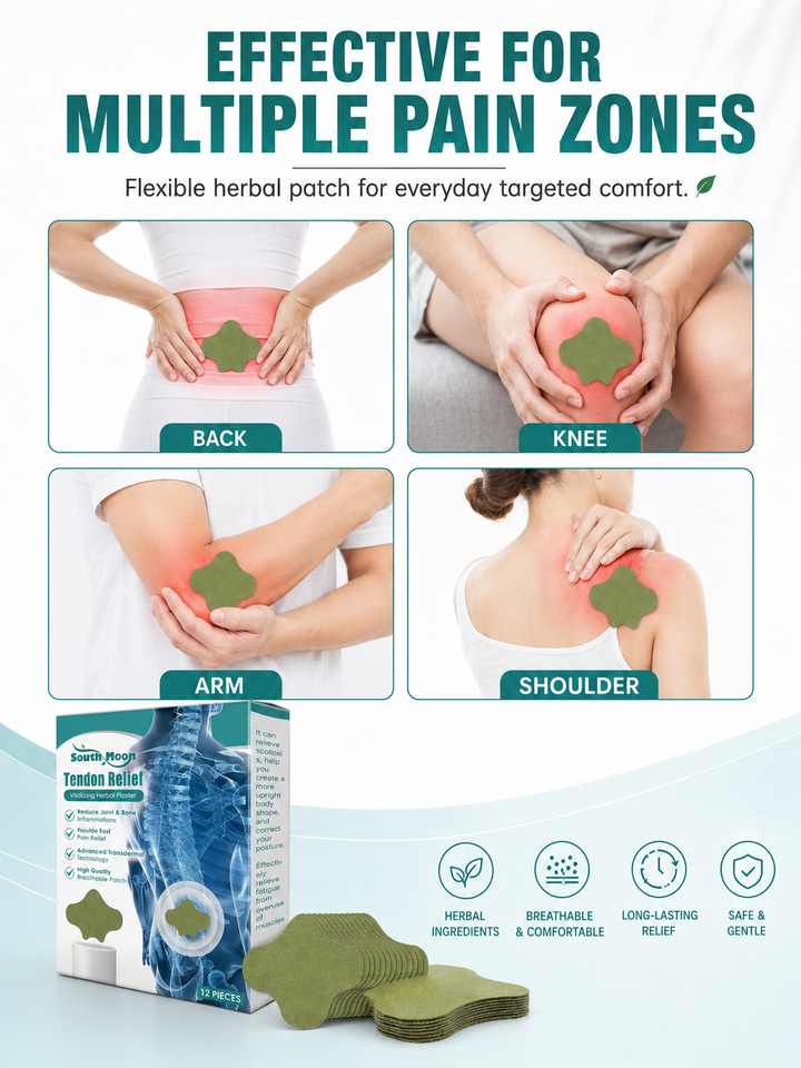 Herbal Pain Relief Patches — Fast, Natural Joint & Tendon