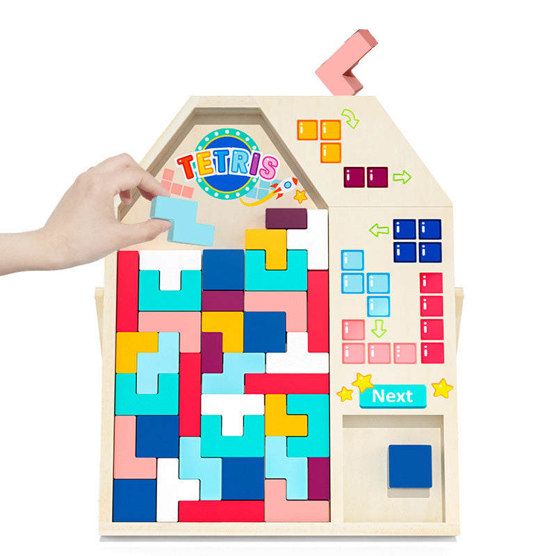 Tetris Jigsaw Puzzle Game for Screen-Free Learning