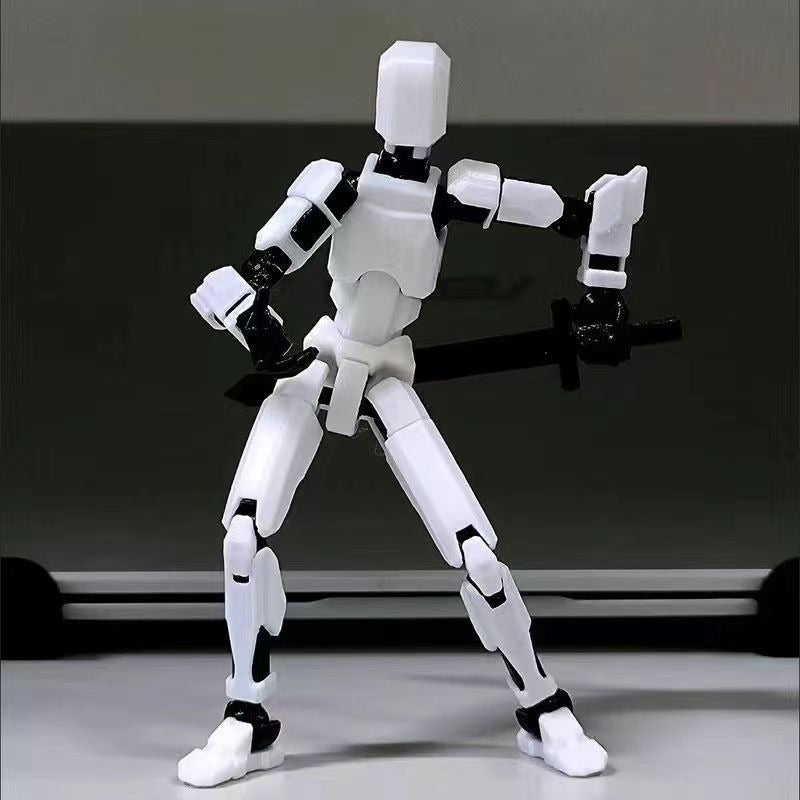 Poseable Action Figure, 13-Joint DIY Creative Toy Set