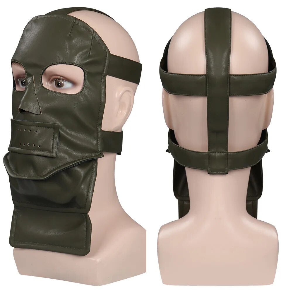 Riddler-Inspired Full-Face Cosplay Mask for Villain Looks