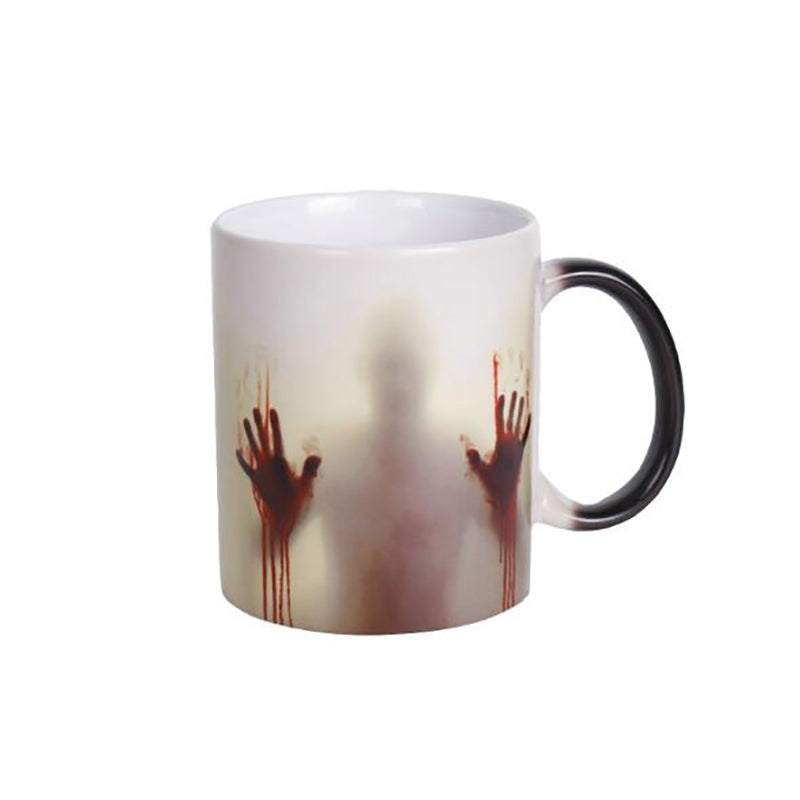 Color Changing Zombie Mug With Hidden Bloody Handprints