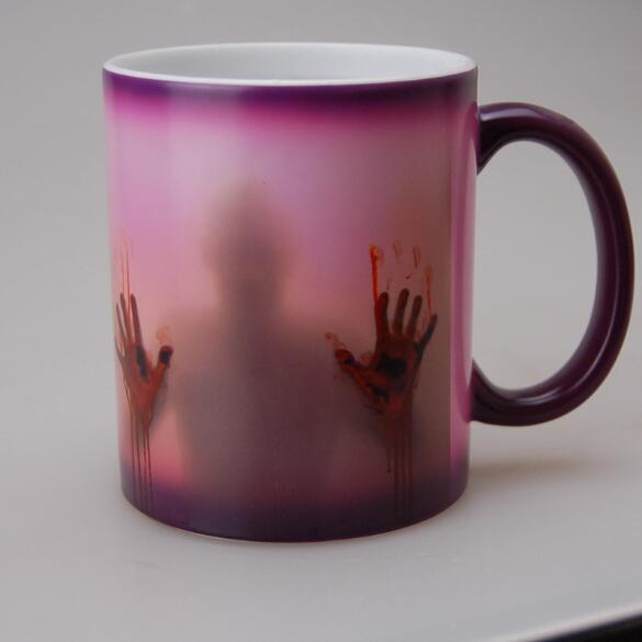 Color Changing Zombie Mug With Hidden Bloody Handprints