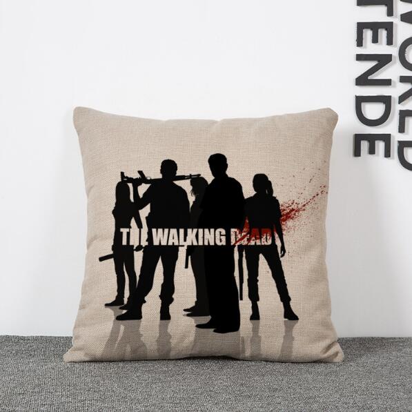 Walking Dead Throw Pillow Cover for Fan Living Rooms