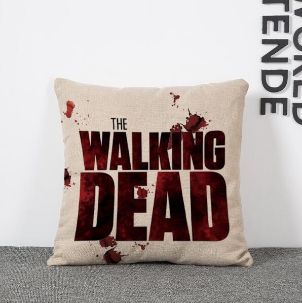 Walking Dead Throw Pillow Cover for Fan Living Rooms