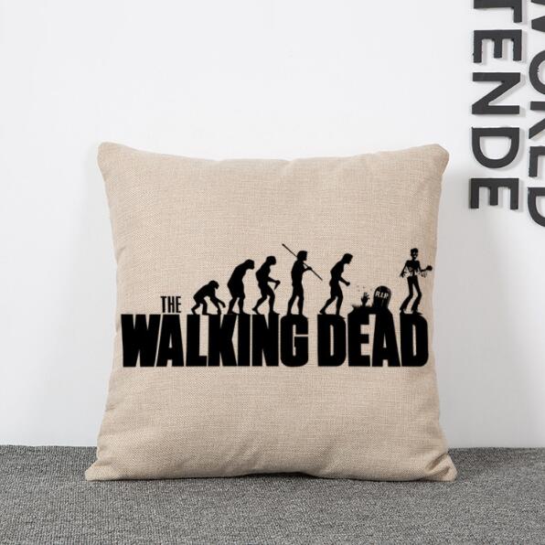 Walking Dead Throw Pillow Cover for Fan Living Rooms
