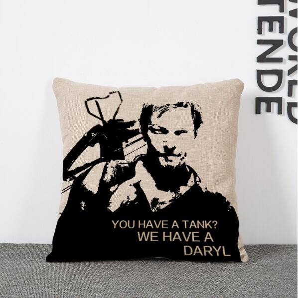 Walking Dead Throw Pillow Cover for Fan Living Rooms