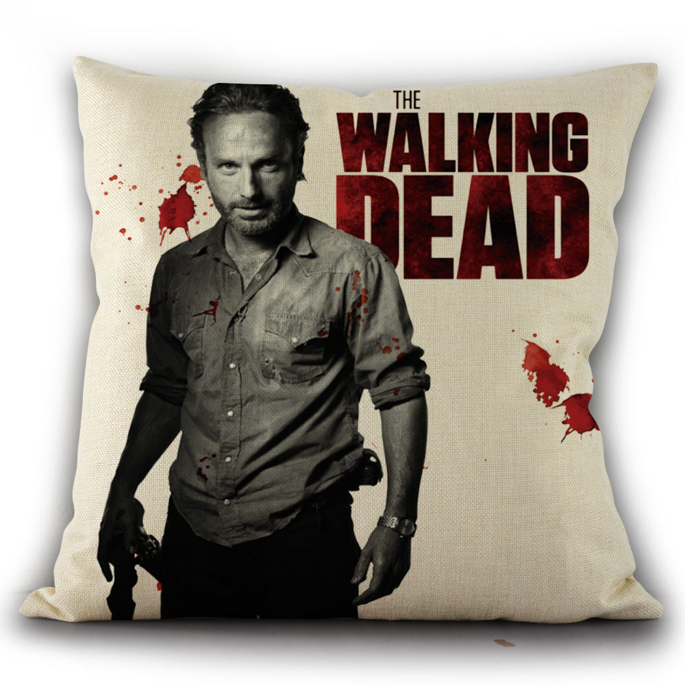 Walking Dead Throw Pillow Cover for Fan Living Rooms