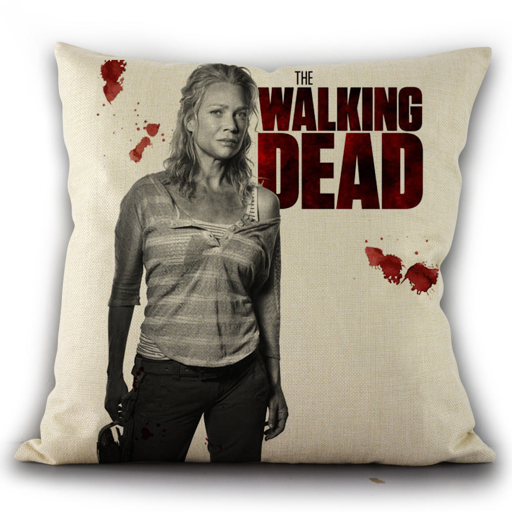 Walking Dead Throw Pillow Cover for Fan Living Rooms