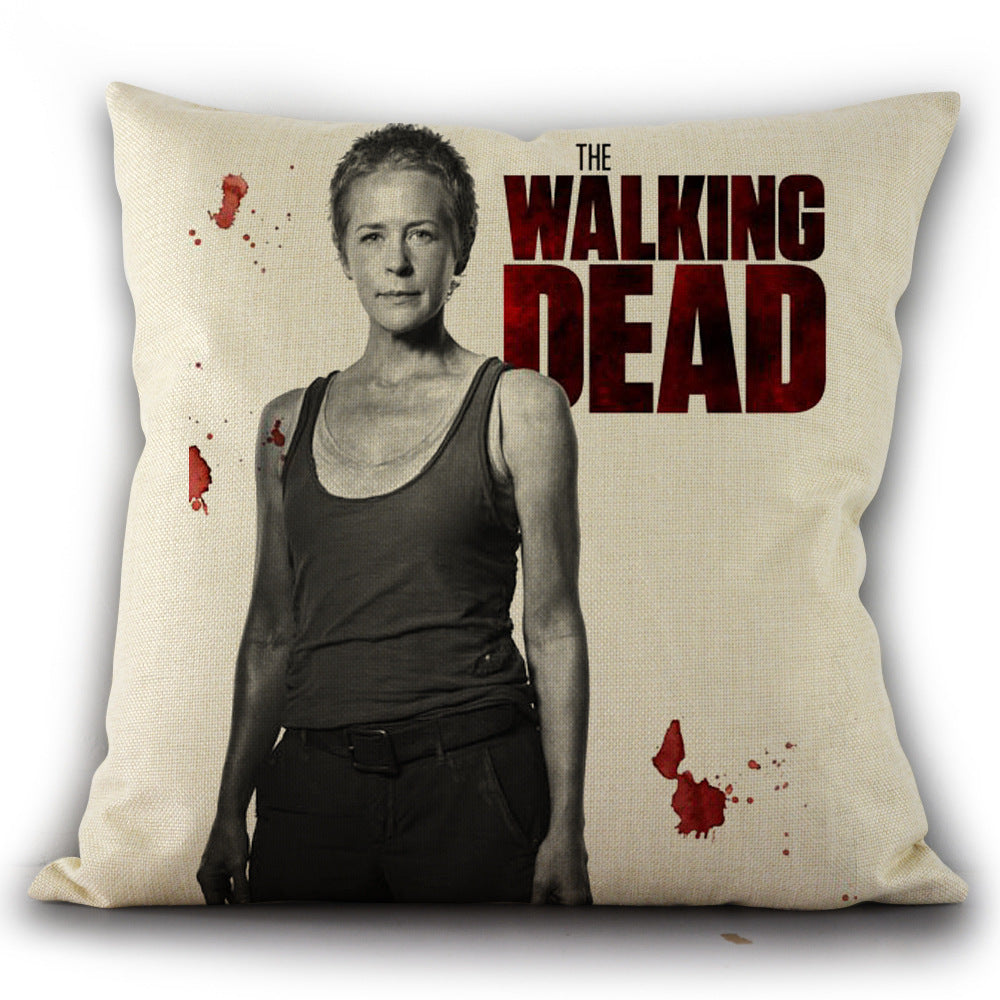 Walking Dead Throw Pillow Cover for Fan Living Rooms