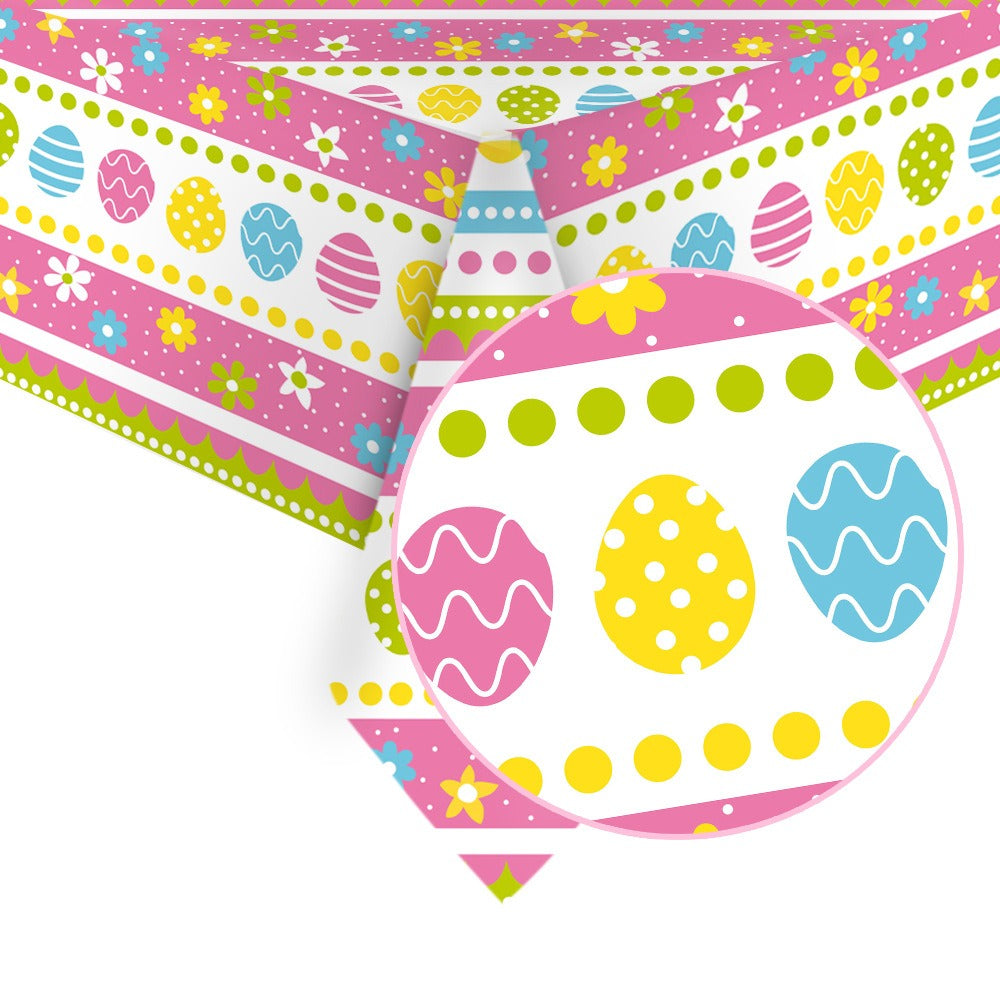Disposable Easter Tablecloth for Easy Party Cleanup