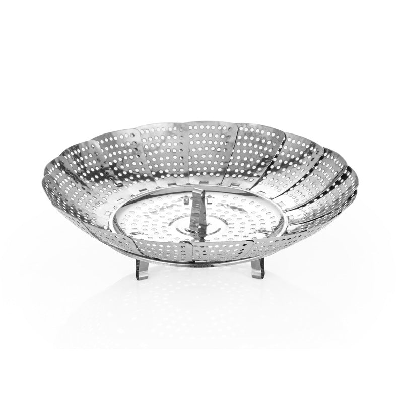 Collapsible Stainless Steel Steamer Basket for Pots