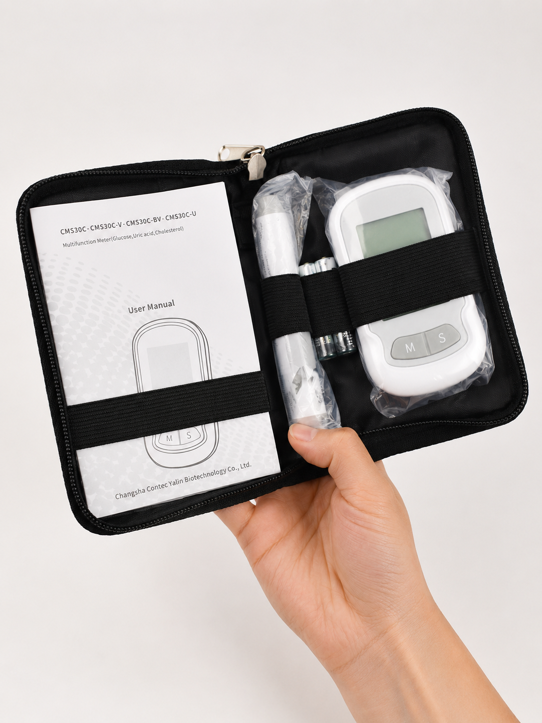 3-in-1 Cholesterol & Blood Glucose Monitor | Home Test Kit