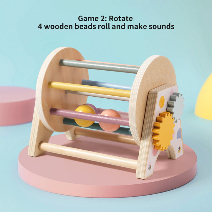 Montessori Wooden Activity Toy for Screen-Free Play