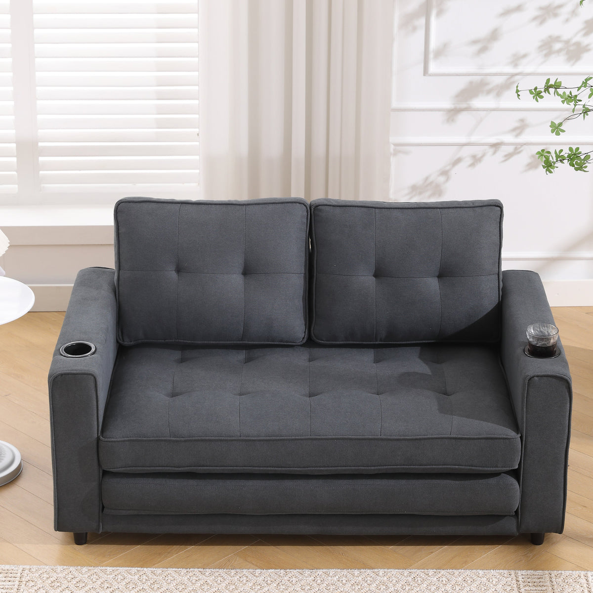 3-in-1 Sofa Bed for Small Spaces: Loveseat to Guest Bed