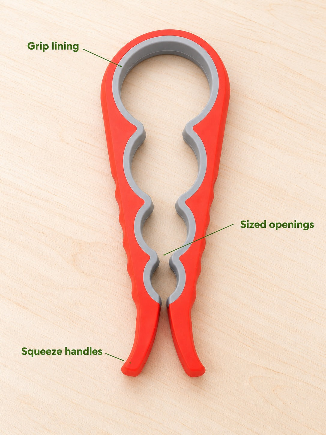 Jar Opener Set for Stuck Lids, Bottles and Cans