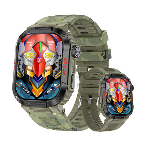 Rugged IP68 Outdoor Smartwatch with Bluetooth Calls