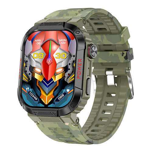 Rugged IP68 Outdoor Smartwatch with Bluetooth Calls