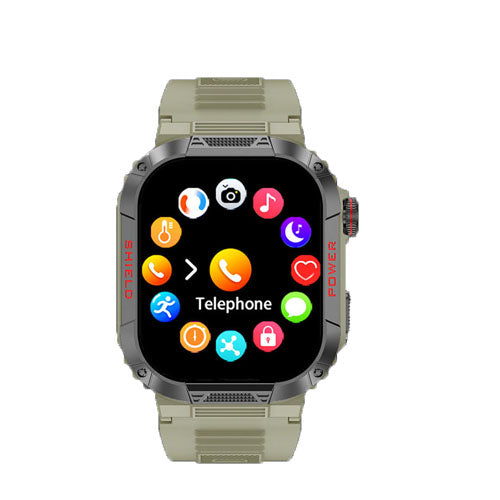 Rugged IP68 Outdoor Smartwatch with Bluetooth Calls