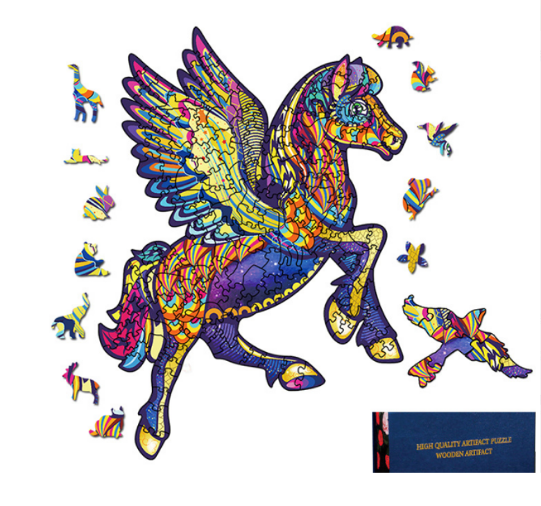 Wooden 3D Animal Puzzle for Screen-Free Creativity