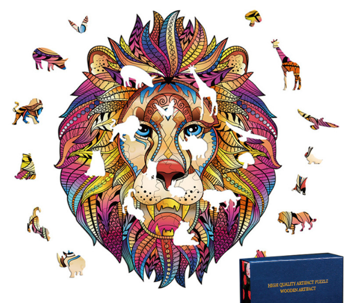 Wooden 3D Animal Puzzle for Screen-Free Creativity
