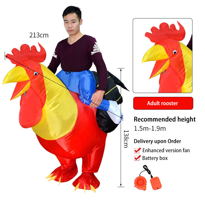 Inflatable T-Rex Costume for Hilarious Party Moments