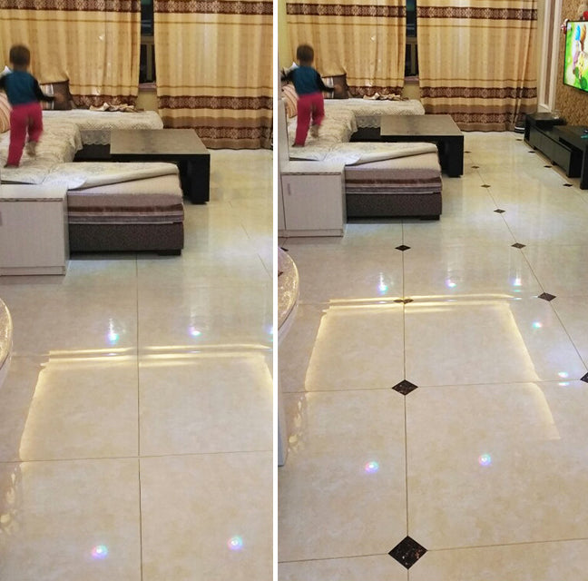 Decorative Floor Tile Stickers for Instant Makeovers