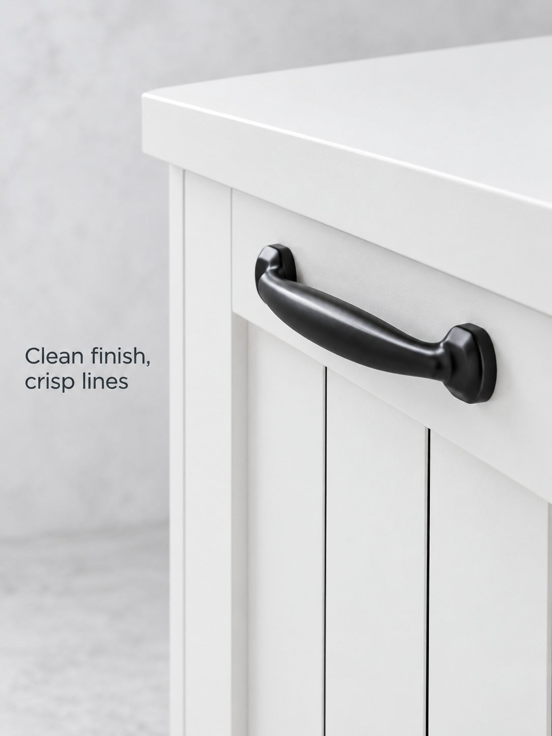 Tilt-Out Kitchen Trash Cabinet With Laundry Sorting