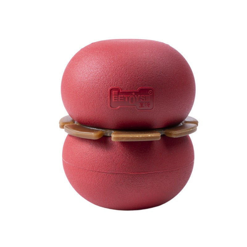 Treat-Dispensing Dog Toy With Textured Dental Ring