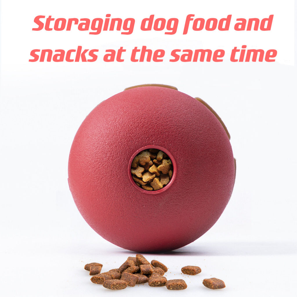 Treat-Dispensing Dog Toy With Textured Dental Ring